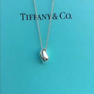 Tiffany & Co silver Feather Wave necklace